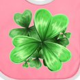 thumbnail image 4 of Inktastic Painted Clover Patch Shamrocks for St. Patricks Day Boys or Girls Baby Bib, 4 of 4