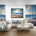 thumbnail image 2 of DESIGN ART Designart 'Sea Sunset' Seascape Photography Framed Canvas Art Print 20 in. wide x 12 in. high Black, 2 of 5