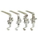 thumbnail image 3 of Soporte para calcetines navideños, juego de soportes para calcetines de chimenea, calcetines para repisa de chimenea Plata 4 Piezas, 3 of 9