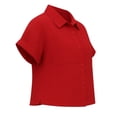 thumbnail image 4 of Blusa George para Mujer, Camisera Rojo Talla EG, 4 of 4