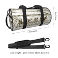 thumbnail image 4 of Easygdp Rice Harvest Travel Bag, Camping, Weekend, Carry On Overnight Duffel Bag with Shoulder Strap, 4 of 8