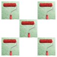 thumbnail image 3 of Maytalsory Various Embossed Pattern Painting Roller With Plastic Tool Handle 7 Brush Type 4 5PCS, 3 of 3