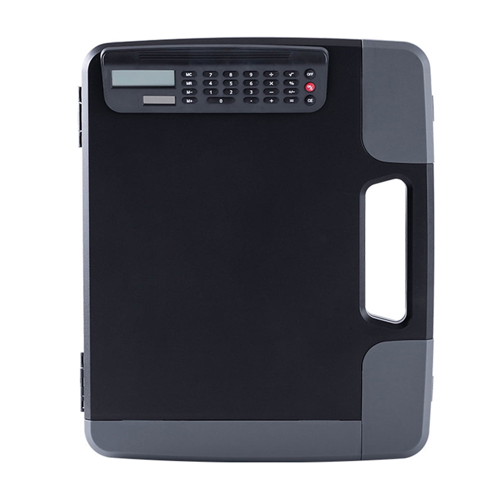 Nishore Calculator with folder,Document With Handle With Handle Kids A4 With Box Offices Wall-mounted Document With Doctor Box With File With File Suitable Pen/paperclip Wall-mounted Document Huiop