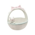 thumbnail image 4 of Ceramic Rabbit Easter Basket bunny bowls Creative Flower Pot Small Candy Serving Bowls Kids Children Gifts Decorative ,, 4 of 9