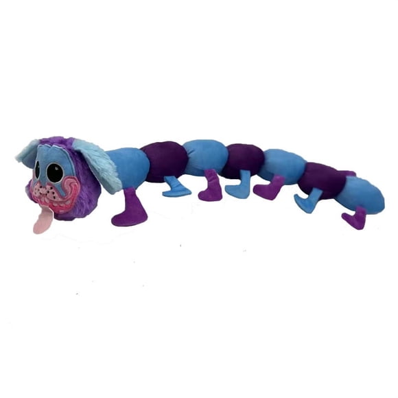 Poppy Playtime Peluche Chenille Violette, Figurine en Peluche Douce 14,6 Pouces, Cadeau Personnage de Collection pour Fans