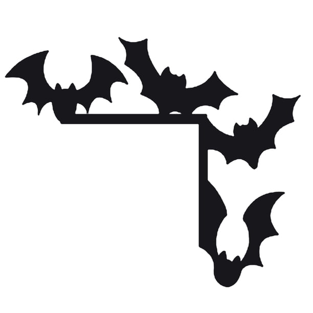 Letrero Puerta Halloween Metal S para Esquina Ventana