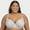 Heather Grey, variant on Women's Fit for Me 360 Stretch Plus Size Cotton T-Shirt Bra