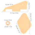 thumbnail image 3 of Cavity Cover, Scratch Plate, Lightweight Exquisite With Screws Durable Cream Color For Jazz Guitar Guitar, 3 of 8