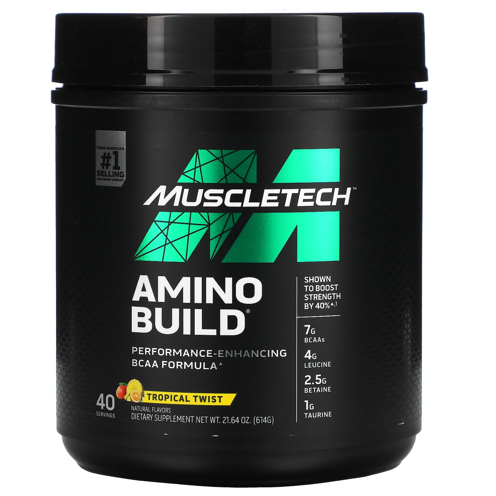 Amino Build, Tropical Twist, 21.64 oz (614 g), MuscleTech