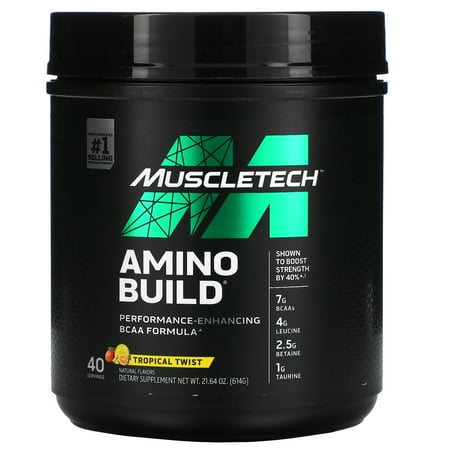 Muscletech Amino Build, Tropical Twist, 21.64 oz (614 g)