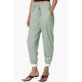 thumbnail image 3 of TheMogan Pantalon de Jogging Taille Haute Élastique en Molleton Mélangé Décontracté pour Femmes PLUS Size, 3 of 7