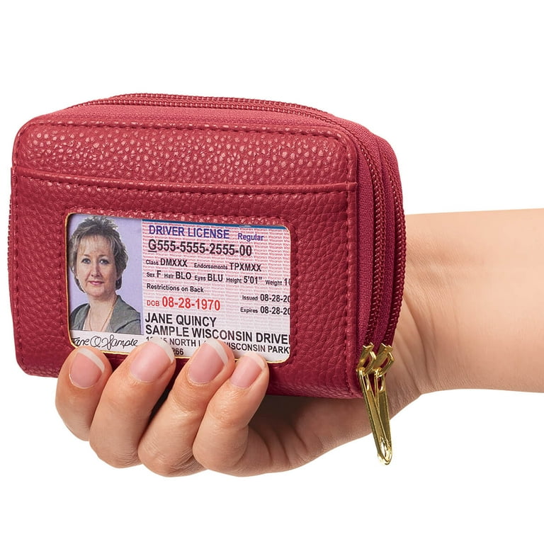 TE Women's Accordion Zip Around RFID Wallet