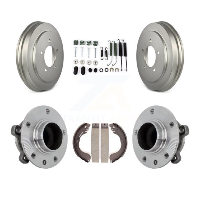 Transit Auto Kit de Fixation de Frein Arrière et Roulement de Moyeu de Roue pour Voiture 2017 Jeep Boussole MP code de Corps avec Freins Arrière FWD - Côté Gauche Droit (Conducteur Passager) K7D-100062