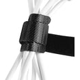 thumbnail image 3 of 120 bridas de velcro para cables de 12 x 150 mm (juego negro), bridas de nailon reutilizables, bridas de velcro para cables, cables de PC, cables eléctricos, 3 of 5