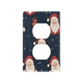thumbnail image 3 of Switch Panel Switch Decoration 2.76x4.53x0.28 Inches Duplex Outlets Switch Plate Wall Plates Living Room Kitchen Bedroom Study Switches Cute Cartoon Santa Claus3, 3 of 8