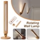 thumbnail image 3 of Lámpara de pared desmontable magnética, LED de madera giratorio de 360°, lámpara de pared LED de madera, lámpara de noche, funcionalidad inteligente, 3 of 7