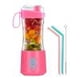 thumbnail image 2 of Licuadora inalámbrica portátil y 6 cuchillas - Taza de jugo recargable por USB (rosa) Ndcxsfigh Libre de BPA, 2 of 7