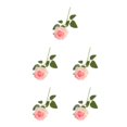 thumbnail image 3 of Injueey 12 unids/set exquisita artesanía y elegancia rosas y flores de seda para un toque romántico rosa claro Type2 NO2, 3 of 6