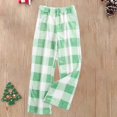 thumbnail image 2 of JJHGVB Flannel Pajama Pants Women Plaid Pajama Pants Fuzzy Pajama Pants Men's Flannel Pajama Pants Comfortable Pants Women Trendy Womens Pants Casual Green L, 2 of 3