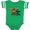 Football Green and White, variant on Inktastic It Moose Be Love with Cute Moose Boys or Girls Baby Bodysuit