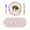 Pink, variant on 15 Inch Round Placemats Set of 6, Pink Spring Floral Non Slip Heat Insulation PP Table Mats, Farmhouse Flowers Sage Green Leaves Washable Place Mats for Kitchen Dining Party Table Decor