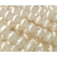 thumbnail image 2 of 8mm Tibetan Style White Line Agate Smooth Beads Genuine Gemstone Natural Jewelry Making, 2 of 4
