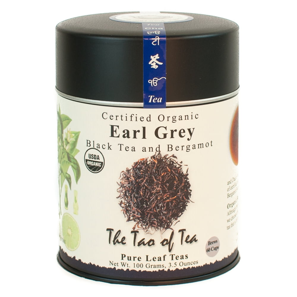 The Tao of Tea, Organic Earl Grey Tea, Loose Leaf Tea, 3.5 Oz Tin The Tao of Tea, Organic Earl Grey Tea, Loose Leaf Tea, 3.5 Oz Tin