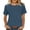 Black, variant on Women's T-Shirt Casual Loose Crew Neck Short Sleeve Raglan Top Comfy Relaxed Basic Tee, Blue M