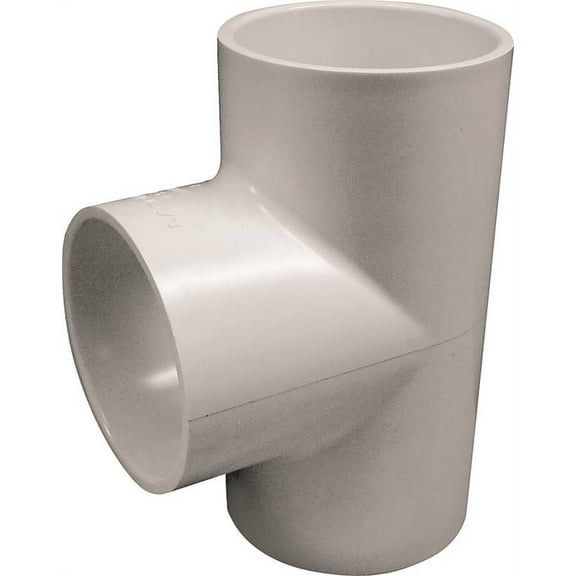 Genova 31430 Tee Slip x Slip x Slip , 3", White