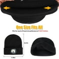 thumbnail image 3 of 2WIN2BUY 2 Packs Unisex Beanie with Light Built In,USB Rechargeable Hands Free Headlamp Knitted Hat,Winter Warm Fleece Lined LED Beanie,Navy Blue+Navy Blue, 3 of 10