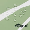 thumbnail image 3 of Abstract Striped Shower Curtain, Modern Minimalist Waterproof Fabric Shower Curtain Set with Hooks 72" x 72" - Sage Green, 3 of 6