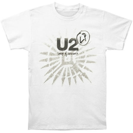 U2 Men's  Sons Of Innocence White Slim Fit T-shirt (U2 Best Of 1990)