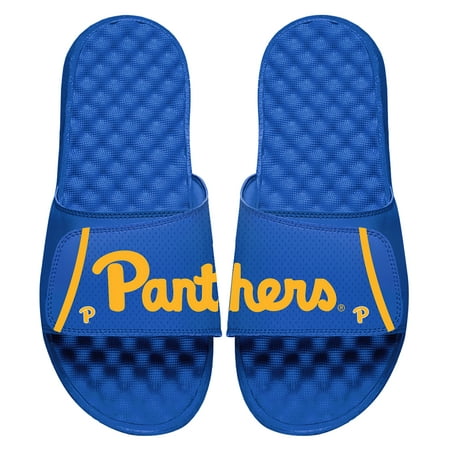 

Men s ISlide Royal Pitt Panthers Basketball Jersey Pack Slide Sandals