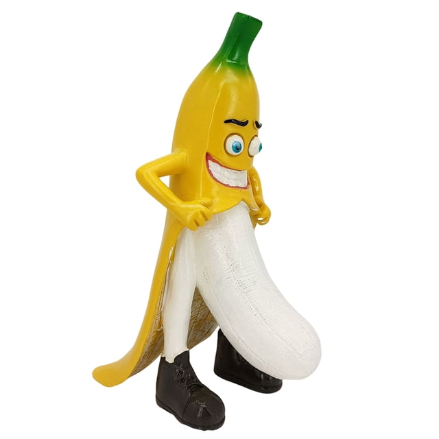 Mr. Banana Resina Artesanías Estatuas Plátano Malvado para Del Regalos Creativos