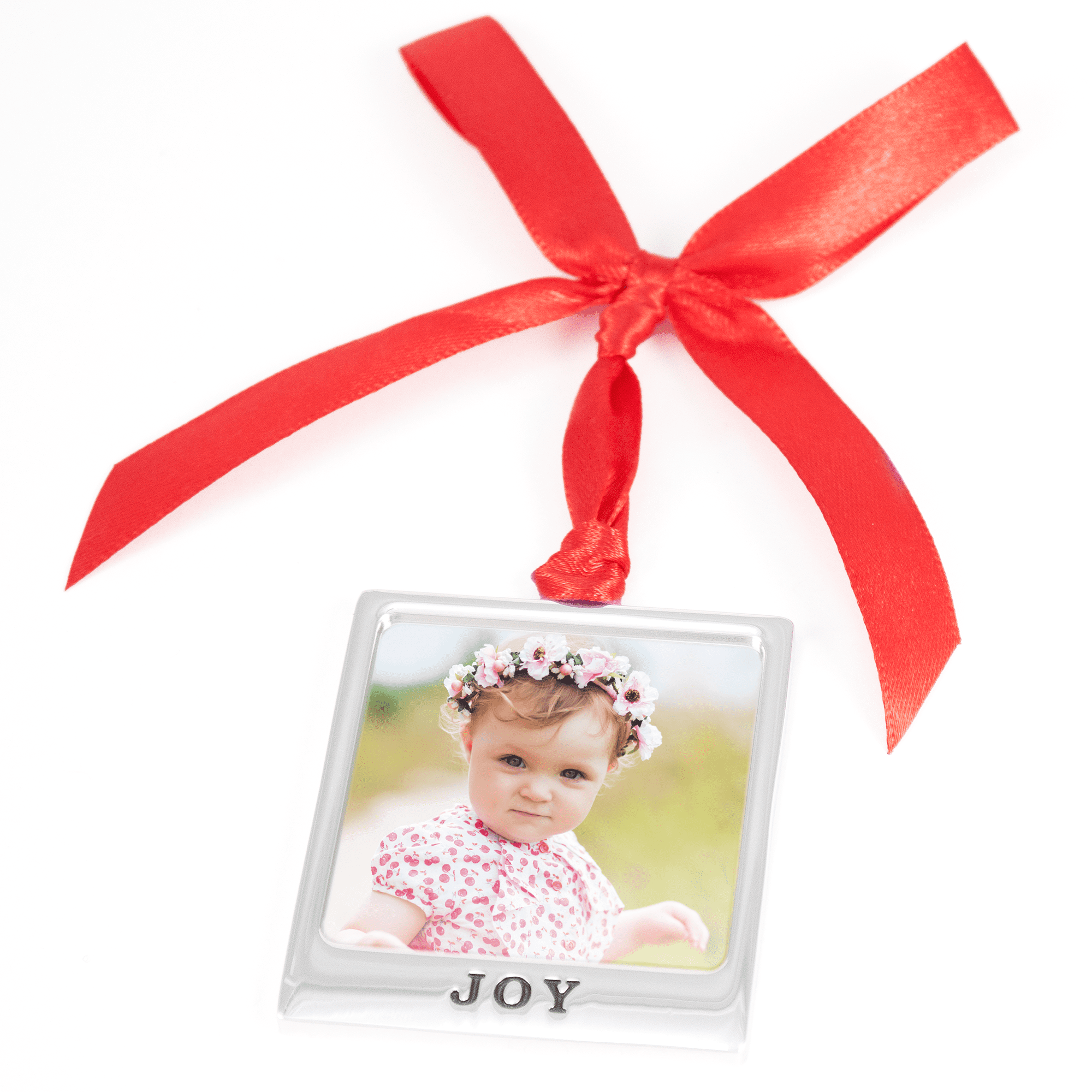 Metal Frame Ornament - Joy