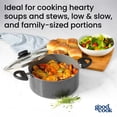 thumbnail image 3 of GoodCook Ceramic Nonstick Dutch Oven, 4.7 qt (4.4 L), Black, 3 of 10
