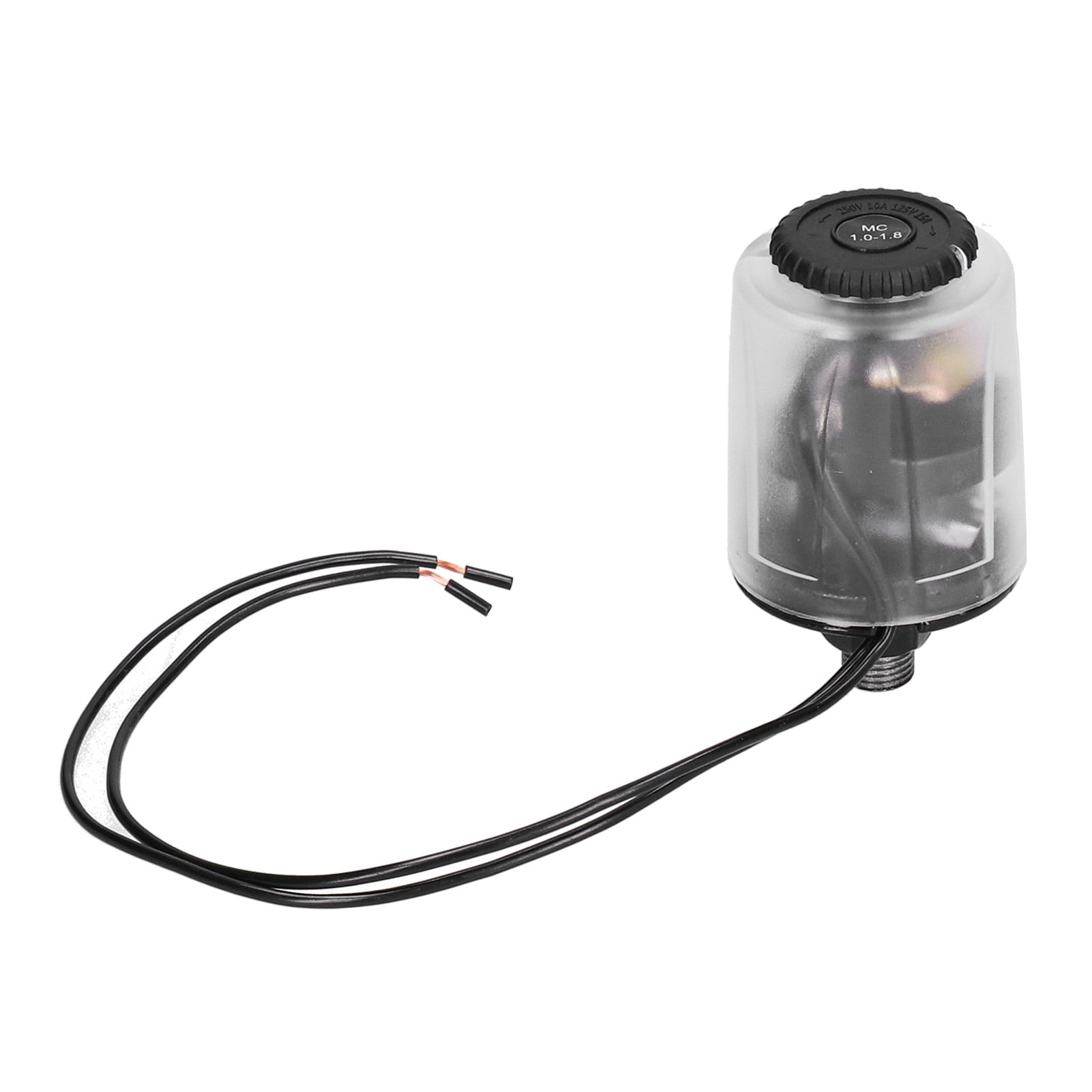 Water Pressure Switch, Transparent Doublecontact Pressure Switch Controller Zinc Alloy For