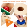 thumbnail image 4 of Miangastore 1 Set Throwing Box Toy Toy Ball Montessori Box Kid Toys, 4 of 8