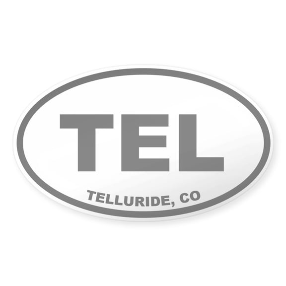 CafePress - Telluride Colorado Sticker - Sticker (Oval)