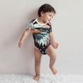 thumbnail image 3 of Kdxio USA Bald Eagle Pattern Unisex Baby Cotton Short Sleeve Bodysuits-12 Months, 3 of 5