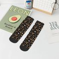 thumbnail image 7 of Fuzoiu Christmas Cookie Reindeer Print Adult Socks, Crew Moisture-wicking Socks, Unisex Cushion Crew Socks,Casual Sports Ankle Socks, 7 of 7