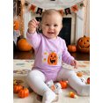 thumbnail image 6 of RUINIXCW Newborn Baby Girl Boy Outfit Bubble Romper Sweatshirt Infant Baby Boy Girl Fall Winter Clothes Spider Web Pumpkin Embroidery Long Sleeve Bodysuits Jumpsuits, 6 of 9