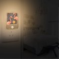 thumbnail image 2 of Yayeee 2-Pack Plug in LED Night Lights with Light Sensors Motion Detectors, Floral Flamingo, 2 of 7