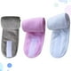 thumbnail image 4 of 3pcs diadema de baño absorbente de sudor pegajoso aros para el cabello suave accesorios para el cabello para lavar la cara (negro + gris + rosa), 4 of 4