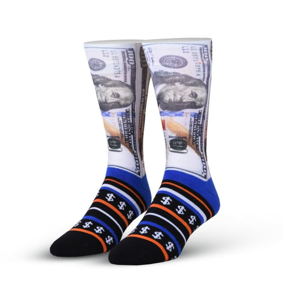 ODD SOX – Top Hundreds – Novelty Crew Socks – Size Large – Men's 8–12 / Women's 9.5–13.5 – Fun Gift