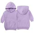 thumbnail image 2 of Esaierr Kids Toddler Girls Hoodies Sweatshirt Spring Fall Hood Mid-Lengt Sweatsuit Baby Long Sleeve Casual Pullover Little Girls Hooded Sweat Top for 1-5Y, 2 of 8