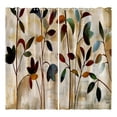 thumbnail image 2 of Cortinas de ventana Baoblaze 2 piezas 3D poliéster opacas 150x166cm, 2 of 7