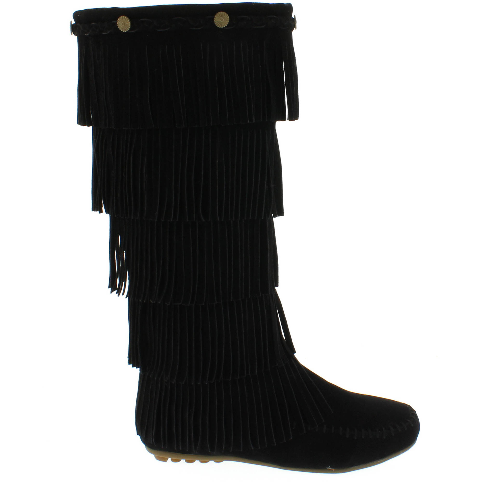 Shoes of Soul Women's Layer Fringe Boots - image 2 of 4