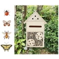 thumbnail image 1 of POINTERTECK Insect Hotel Insect House，Perfect Habitat for Ladybugs  lacewings  Butterfly  Mason Bees  Solitary  Leaf Cutter, 1 of 6