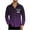 Purple, variant on JURANMO Mens Hawaiian Shirts Long Sleeve Tops Palm Trees Graphic Print Shirt Lightweight Linen Button Up T Shirt Casual Beach Vacation Clothing Ofertas Flash Purple XXL